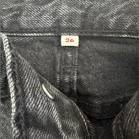 BLACK DENIM LEVI SKIRT - Picture 3 of 3